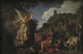 The Angel Raphael Takes Leave of Old Tobit and his Son Tobias (Pieter Lastman) - Muzeo.com