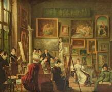 The Artist's Studio (Amélie Legrand de Saint-Aubin) - Muzeo.com