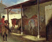 The Barn of Marechal-Ferrant (Théodore Géricault) - Muzeo.com