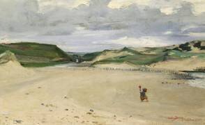 The Beach at Ambleteuse (Carolus-Duran) - Muzeo.com