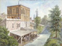 The Bievre at Gentilly (Isidore Laurent Deroy) - Muzeo.com