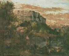 The Bridge at Nahin (Gustave Courbet) - Muzeo.com