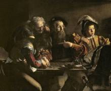 The Calling of St. Matthew (Detail) (Caravaggio) - Muzeo.com