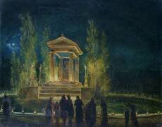 The Cenotaph of Jean Jacques Rousseau (Hubert Robert) - Muzeo.com