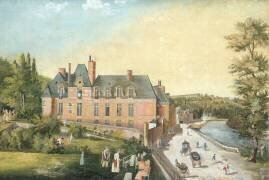 The Chateau de la Chaussee (French School) - Muzeo.com