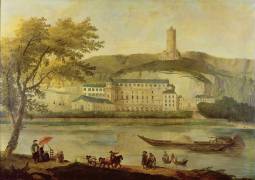 The Chateau de La Roche-Guyon (Hubert Robert) - Muzeo.com