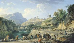 The Construction of a Road (Joseph Vernet) - Muzeo.com