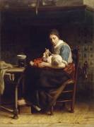 The Cottage Madonna (Jozef Israëls) - Muzeo.com