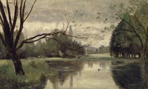 The duck pond (Jean-Baptiste Camille Corot) - Muzeo.com