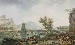 The edge of a fair (Joseph Vernet) - Muzeo.com