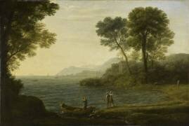 The Embarkation of Carlo and Ubaldo (Claude Gellée) - Muzeo.com