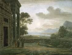 The Expulsion of Hagar (Claude Gellée) - Muzeo.com