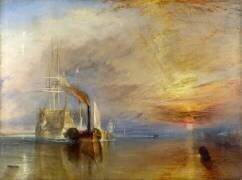 The Fighting Temeraire tugged to her last Berth to be broken up (Joseph Mallord William Turner) - Muzeo.com