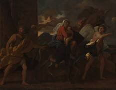 The Flight into Egypt (Nicolas Poussin) - Muzeo.com