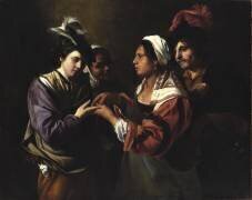 The Fortune Teller (Bartholomeo Manfredi) - Muzeo.com