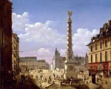 The Fountain in the Place du Chatelet (Etienne Bouhot) - Muzeo.com