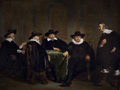 The Four Burgomasters of Amsterdam (Thomas de Keyser) - Muzeo.com