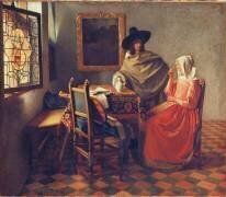 The Glass of Wine (Johannes Vermeer) - Muzeo.com