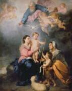 The Holy Family or The Virgin of Seville (Bartolomé Esteban Murillo) - Muzeo.com