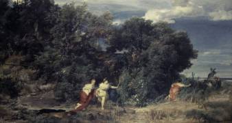 The Hunt of Diana (Arnold Böcklin) - Muzeo.com