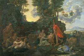 The Infant Bacchus Entrusted to the Nymphs of Nysa (Nicolas Poussin) - Muzeo.com