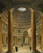 The Interior of the Pantheon (Giovanni Paolo Pannini) - Muzeo.com