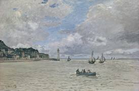 The Lighthouse of the Hospice (Claude Monet) - Muzeo.com