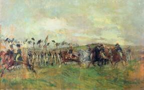 The Morning of the Battle of Castiglione (Jean-Louis-Ernest Meissonier) - Muzeo.com