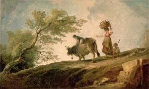 The Pasture (Hubert Robert) - Muzeo.com
