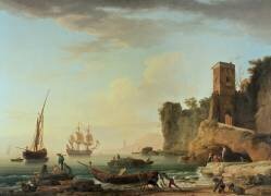 The Port of Genoa (Joseph Vernet) - Muzeo.com