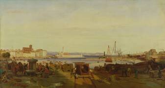 The Port of La Ciotat (Emile Loubon) - Muzeo.com