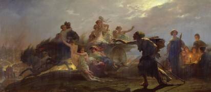 The Purveyor of Misery (Auguste-Barthélemy Glaize) - Muzeo.com