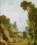 The Rustic Bridge (Hubert Robert) - Muzeo.com
