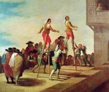The Stilts (Francisco de Goya) - Muzeo.com