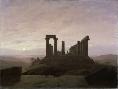 The Temple of Juno in Agrigento (Caspar David Friedrich) - Muzeo.com