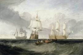 The 'Victory' Returning from Trafalgar (Joseph Mallord William Turner) - Muzeo.com