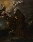 The Vision of Saint Francis of Paola (Bartolomé Esteban Murillo) - Muzeo.com