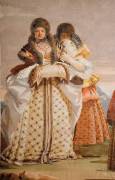 The Winter Walk (detail) (Giandomenico Tiepolo) - Muzeo.com