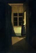 The Woman with the Candlestick (Caspar David Friedrich) - Muzeo.com