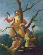 The woodcutters (Francisco de Goya) - Muzeo.com