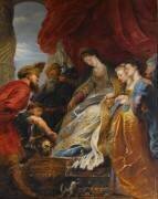 Thomyris, reine des Scythes, fait plonger la tête de Cyrus dans un vase rempli de sang (Peter Paul Rubens) - Muzeo.com