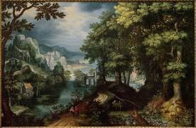 Tobias mit dem Engel (Gillis van Coninxloo) - Muzeo.com