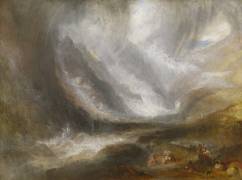 Valley of Aosta: Snowstorm (Joseph Mallord William Turner) - Muzeo.com