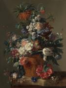Vase of Flowers (Jan van Huysum) - Muzeo.com