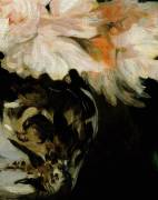 Vase of peonies on foot shower (Edouard Manet) - Muzeo.com