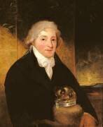 Venanzio Rauzzini with his dog Turk (J. Hutchison) - Muzeo.com