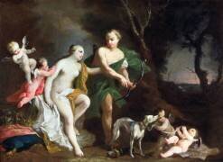 Venus and Adonis (Jacopo Amigoni) - Muzeo.com