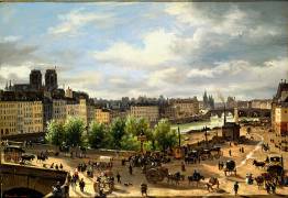 View bridge Seine River (Giuseppe Canella) - Muzeo.com