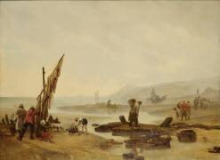 View of Ambleteuse (Philippe Auguste Jeanron) - Muzeo.com