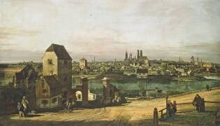 View of Munich (Bernardo Bellotto) - Muzeo.com
